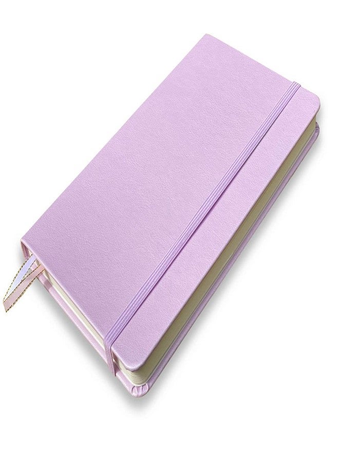 Minimalism Art, Premium Hard Cover Notebook Journal, X-Large Size, Master A4 8.3" x 11.4", 186 Numbered Pages, Gusseted Pocket, Ribbon Bookmark, Extra Thick Ink-Proof Paper 120gsm (Squared, Pink) - Image 4